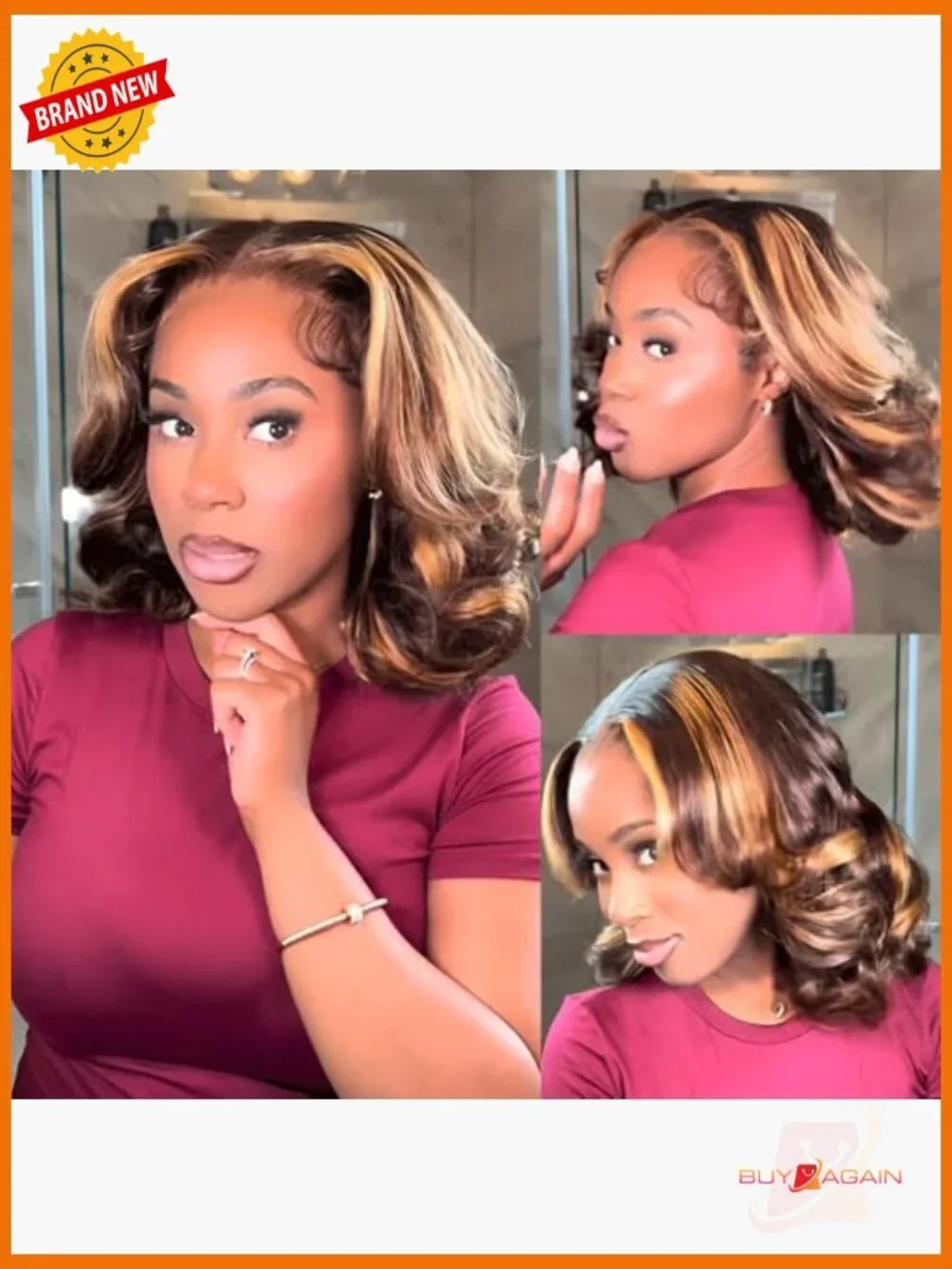Human Hair Bob Wig Glueless Loose Body Short Bob Pre Plucked Knots 5x6 HD Lace